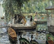 La Grenouillère, Auguste Renoir, 1869