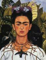Autoportrait au collier d'épines et colibri, Frida Kahlo, 1940