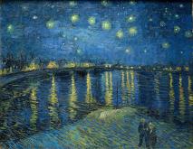 Nuit étoilée sur le Rhône, Vincent Van Gogh, 1888