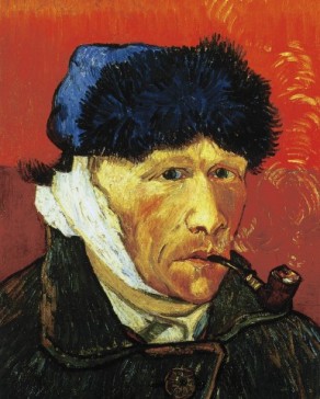 Autoportrait à l'oreille bandée et à la pipe, Vincent Ven Gogh, 1889